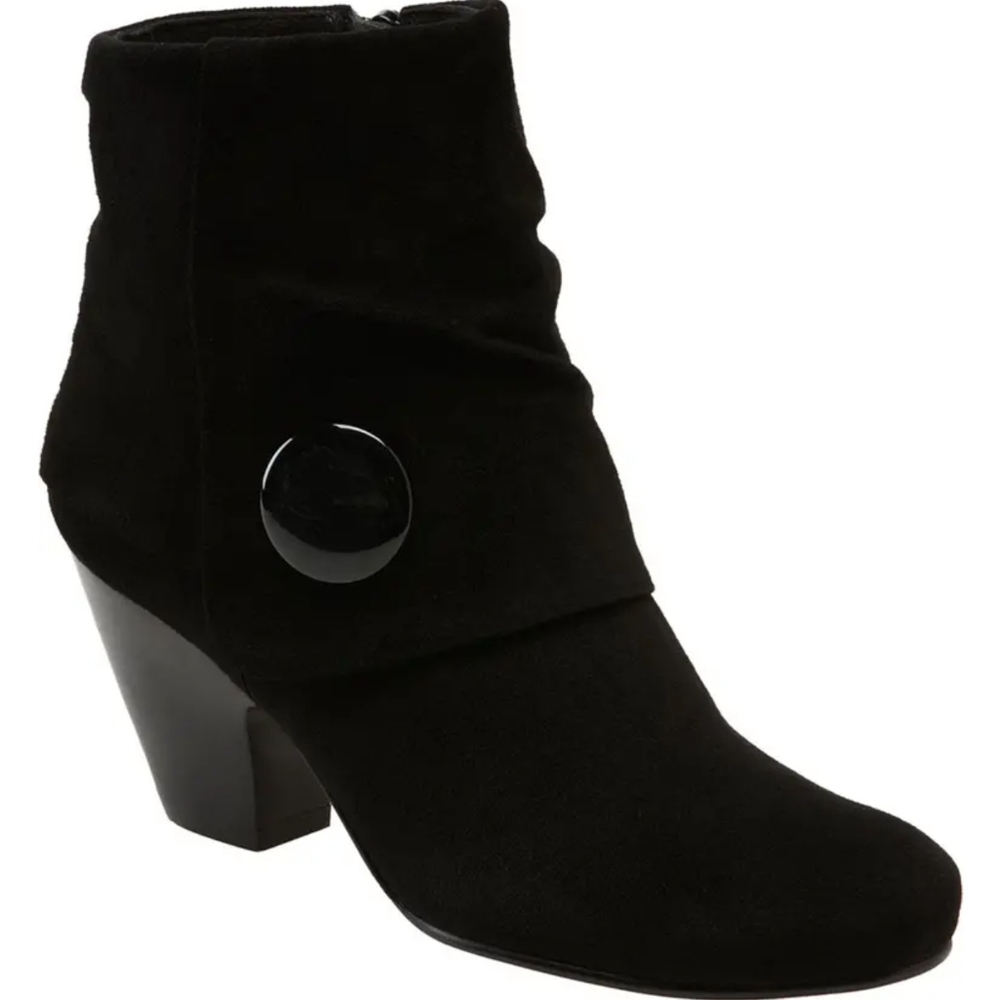 Vaneli Jessica Ankle Boots Suede Booties Size 7